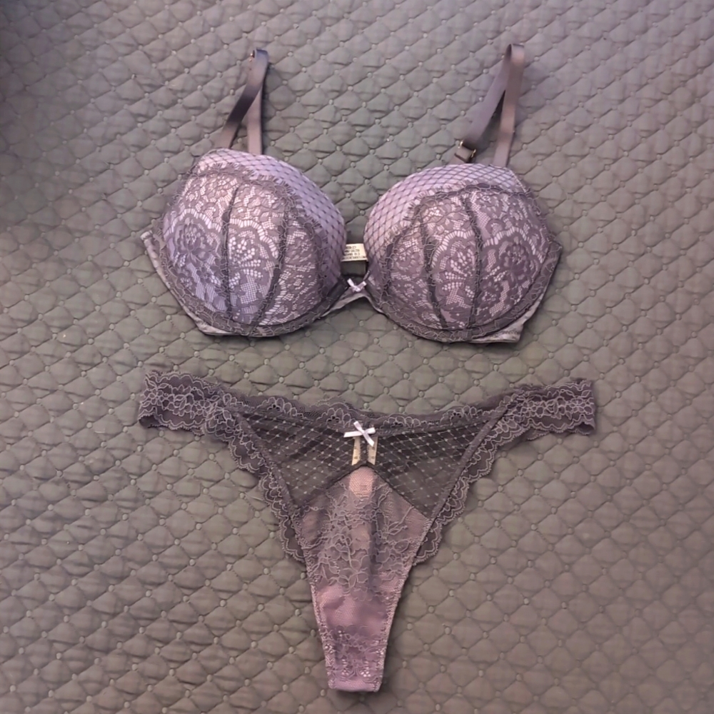 Brand New Purple Lingerie Set